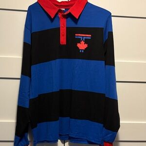 Toronto Blue Jays City Connect Promo Giveaway Rugby Jersey. X-Large